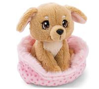 NICI Peluche Cane nel Cestino, 12 cm - 63323
