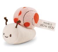 NICI Chiocciola 12cm con Messaggio Have a Slow Day-Corallo-Morbido Peluche, Carino da coccolare e Giocare, per Bambini e Adulti, un'ottima Idea Regalo | 61640, Colore