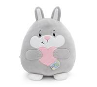 NICI peluche Coniglio con Cuore Chill 30cm grigio - Simpatico peluchetto con imbottitura morbida per giochi e coccole, Doudou, perfetto come idea regalo per bambini e adulti - 61404