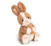 NICI peluche Coniglio Hopsala & il suo Piccolo 25cm - marrone - Morbido peluche, carino da coccolare e giocare, per bambini e adulti, un'ottima idea regalo - 61631