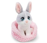 NICI Peluche Coniglio nel Cestino, 12 cm - 63324