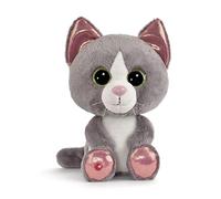 NICI- Peluche Gatto Felinja Grigio GLUBSCHIS 25cm Green, Colore, 25 cm, 48702