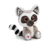 NICI peluche GLUBSCHIS lemure King Lou 25cm bianco - Simpatico peluchetto con imbottitura morbida per giochi e coccole, perfetto come idea regalo per bambini e adulti - 61779