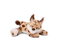NICI Peluche Lince Lyka 45 cm sdraiato beige - Simpatico peluchetto sostenibile con imbottitura morbida per giochi e coccole, perfetto come idea regalo per bambini e adulti
