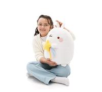 NICI 62221 Peluche di Molang con Stella cadente, Morbido e tenero Pupazzo per Coccole e Giochi, per Adulti e Bambini, 48 cm, Bianco, Colore, 48cm