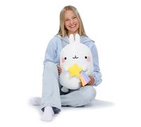 NICI 62221 Peluche di Molang con Stella cadente, Morbido e tenero Pupazzo per Coccole e Giochi, per Adulti e Bambini, 48 cm, Bianco, Colore, 48cm