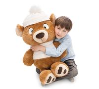 NICI Peluche Orsetto Cappuccino, 70 cm - 63247 | Morbido e tenero, perfetto da coccolare e regalare, ideale per bambini e adulti in ogni occasione