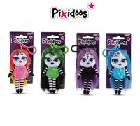 Nici Pixidoos Bambola Peluche 14cm Ciondolo con moschettone Capelli Lunghi