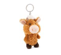 NICI- Portachiavi Bovino delle Highlands McMooray 10cm Marrone-Delizioso Ciondolo in Forma di Animale in Morbido Peluche con Anello per cordini e Pendenti, Colore, 61110