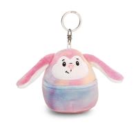 NICI Chill Coniglio 8cm-colorato-Compagno di Peluche per Zaino o Borsa, Charm coccola con Anello Metallico per Portachiavi | 61753, Colore