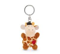 NICI Portachiavi giraffa con cuore 5cm - beige - Un compagno fedele per zaino o borsa, portachiavi per tutte le età | 62078