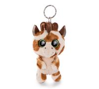 NICI Schlüsselanhänger 9cm L'Originale - Portachiavi Giraffa Glubschis Halla 9 cm - Peluche Zoo - Simpatico Ciondolo Animale per cordini Porta Chiavi Ragazzi, Animalier, Colore Beige/Marrone, 46940