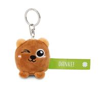 NICI Portachiavi Grazie! 5 cm - marrone - compagno fedele per zaino o borsa, portachiavi per piccoli e grandi | 62037