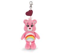 NICI Orsetti del Cuore, Allegrorsa - Ciondolo per Borse a Forma di Orsacchiotto, Simpatico Accessorio in Tessuto Peluche, Portachiavi per Borsa, Zaino e Auto, 15 cm, Rosa - 62801