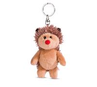 NICI Riccio Hetch Hogan 10cm Marrone-Dolcissimo Ciondolo sostenibile a Forma di Animale con Anello per cordini e Portachiavi, 49141