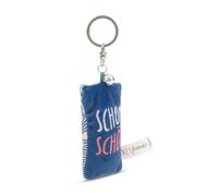 NICI Portachiavi Mini cuscino peluche da 8 cm con campanella