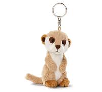 NICI- Portachiavi Suricato 10cm Green, Tinta Unita, Colore Marrone, 10 cm, 47871