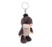 NICI- Portachiavi Talpa 10cm Grigio-Delizioso Ciondolo in Forma di Animale in Morbido Peluche con Anello per cordini e Pendenti, Colore, 48859
