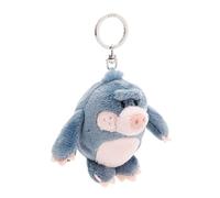 Berti Bermuda 62880 - Portachiavi con Talpa di Peluche, per Lo Zaino o la Borsa di Grandi e piccini, 8 cm, Grigio