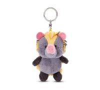 NICI- Animale Portachiavi Tenrec Terek 9cm Green, Colore Grigio, 9 cm, 48860