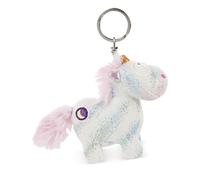 NICI- Portachiavi Theodor & Friends Unicorno Moon Keeper 10cm Green, Colore Bianco, 48620