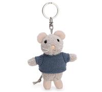 NICI Portachiavi Topolina Sam 9 cm - in Peluche Morbida, Idea Regalo | 63331
