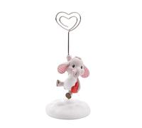 NICI- Portafoto Love l'Elefante 11 cm poliresina Grigio-Una Splendida Idea Regalo, Colore, 61495