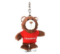 Nici Pouf Orso Beige Con Maglietta Rossa Isole Canarie Teddy 10 Cm