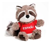 Nici Procione Appeso Con Maglietta Rossa Spagna Peluche 25 Cm