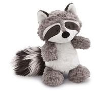 NICI- Ramccoon Pupazzo 25 cm Giocattolo, Bambini e Neonati - Morbido Procione di Pezza per i Giochi e Le Coccole - Animali di Peluche da Collezione, Singolo, Colore Grigio, 48394