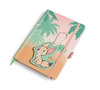 NICI- Quaderno DIN A5 con Clip Motivo Fennec Fehmi, Colore Rosa/Beige, 45277