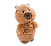 NICI-Cuddly Toys Quokka-Mola 22 cm - Peluche animali giocattolo sostenibili bambini - Pupazzo ecologico per i giochi e le coccole della collezione Wild Friends GO GREEN, Singolo, Colore Marrone, 47214