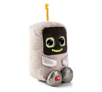 NICI Robot di peluche GLUBSCHIS R03-Bot 15cm - grigio - Morbido peluche, carino da coccolare e giocare, per bambini e adulti, un'ottima idea regalo - 61846