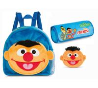 NICI Sesame Street Ernie Borsa Per Asilo Portamonete Astuccio Set Da 3