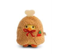 NICI- Set di Pulcini Tschieps 8 cm con Salsa Chili e Costume da Coscia di Pollo in Confezione Regalo-Giallo-Morbido Peluche, Carino da coccolare e Giocare, per Bambini e Adulti | 61653, Colore
