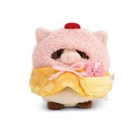 NICI- Set Mucca Moona 8 cm con frappè e Costume da Gelato Soft in Confezione Bianco-Morbido Peluche, Carino da coccolare e Giocare, per Bambini e Adulti, un'ottima Idea Regalo | 61655, Colore