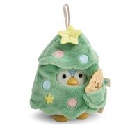 NICI Set Peluche Pinguino Waddle 8 cm con Pan di Zenzero e Costume Albero di Natale in Scatola Regalo 8,5x6,5x10 cm - mymochi Lifestyle, Kawaii da Collezione | 63427