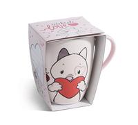 NICI Tazza in Porcellana con Gatto Celebrate Love 310 ml
