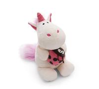 NICI Peluche Unicorno Theodor con Coccinella 25cm Bianco-Simpatico peluchetto con Imbottitura Morbida per Giochi e Coccole, Doudou, Perfetto Come Idea Regalo per Bambini e Adulti, Colore, 61387