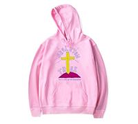 Nick Cave Skeleton Tree Felpa con cappuccio da uomo con stampa hip hop, rosa, 4XL