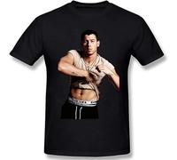 Nick Jonas Men's Comfortable Short Sleeve Shirts Crew Neck Personality Fashion T-Shirt Black M