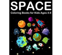 Nick Marshall Space Coloring Books for Kids Ages 4-8 (Tascabile)