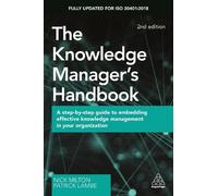 Nick Milton Patrick Lambe The Knowledge Manager's Handbook (Tascabile)