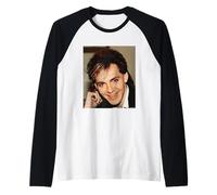 Nick Rhodes Duran Duran Keyboardist Anni '80 di Virginia Turbett Maglia con Maniche Raglan