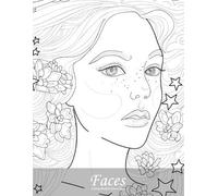 Nick Snels Faces Coloring Book for Grown-Ups 6 (Tascabile) Faces
