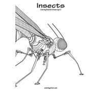 Nick Snels Insects Coloring Book for Grown-Ups 2 (Tascabile)