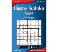 Nick Snels Jigsaw Sudoku 9x9 - Easy to Extreme - Volume 1 - 276 Puzz (Tascabile)