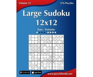 Nick Snels Large Sudoku 12x12 - Easy to Extreme - Volume 15 - 276 Pu (Tascabile)