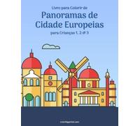 Nick Snels Livro para Colorir de Panoramas de Cidade Europeias para (Tascabile)
