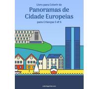Nick Snels Livro para Colorir de Panoramas de Cidade Europeias para (Tascabile)